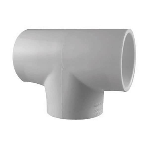 Bissell PVC 02400 0600 0.5 in. Slip x Slip x Slip PVC Pipe Tee5, 25PK HO158705 - main
